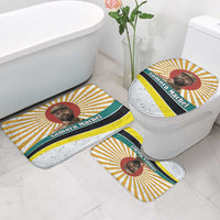 Samora Machel Bathroom Set Radiant Sunburst Bold Anti-Colonial Quote Mozambique Liberation - African Revolutionary Art - Wonder Print Shop