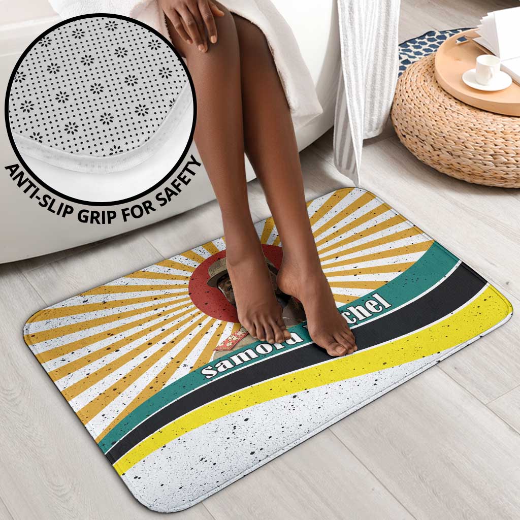 Samora Machel Bathroom Set Radiant Sunburst Bold Anti-Colonial Quote Mozambique Liberation - African Revolutionary Art - Wonder Print Shop