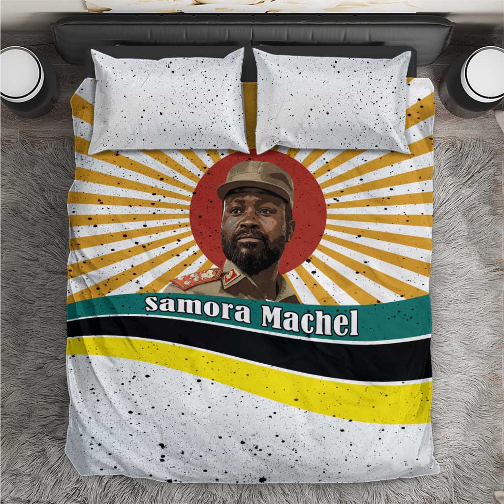 Samora Machel Bedding Set Radiant Sunburst Bold Anti-Colonial Quote Mozambique Liberation - African Revolutionary Art - Wonder Print Shop