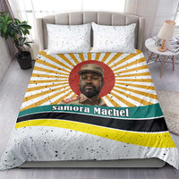 Samora Machel Bedding Set Radiant Sunburst Bold Anti-Colonial Quote Mozambique Liberation - African Revolutionary Art - Wonder Print Shop