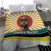 Samora Machel Bedding Set Radiant Sunburst Bold Anti-Colonial Quote Mozambique Liberation - African Revolutionary Art - Wonder Print Shop