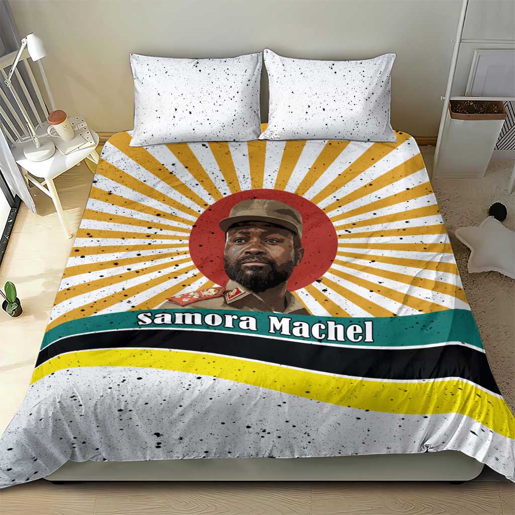 Samora Machel Bedding Set Radiant Sunburst Bold Anti-Colonial Quote Mozambique Liberation - African Revolutionary Art - Wonder Print Shop