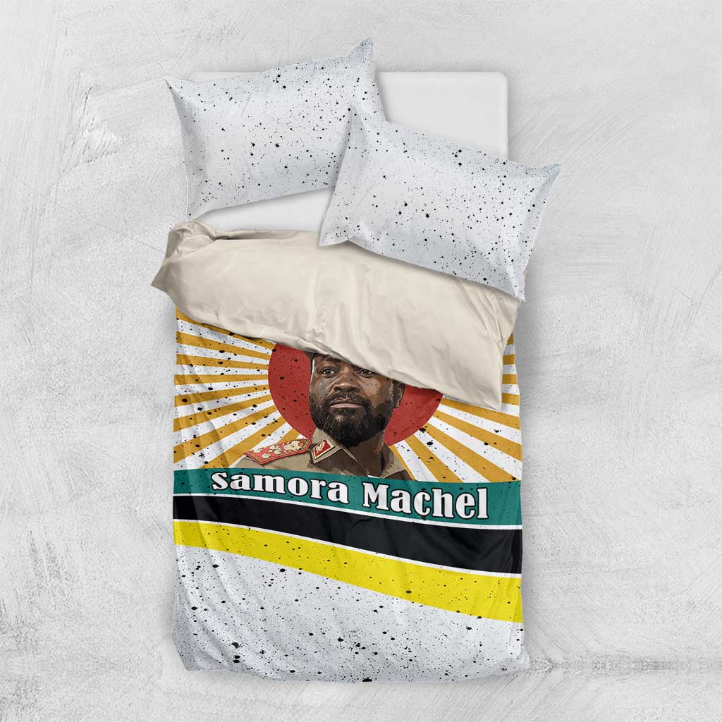 Samora Machel Bedding Set Radiant Sunburst Bold Anti-Colonial Quote Mozambique Liberation - African Revolutionary Art - Wonder Print Shop