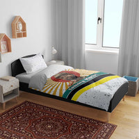 Samora Machel Bedding Set Radiant Sunburst Bold Anti-Colonial Quote Mozambique Liberation - African Revolutionary Art - Wonder Print Shop