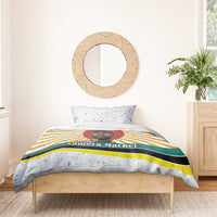 Samora Machel Bedding Set Radiant Sunburst Bold Anti-Colonial Quote Mozambique Liberation - African Revolutionary Art - Wonder Print Shop