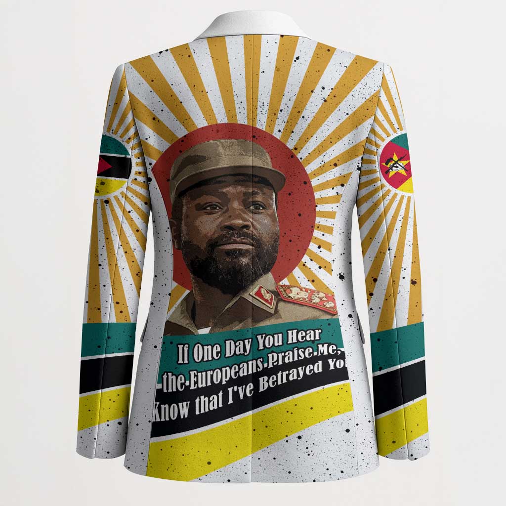 Samora Machel Blazer Radiant Sunburst Bold Anti-Colonial Quote Mozambique Liberation - African Revolutionary Art - Wonder Print Shop