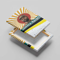 Samora Machel Canvas Wall Art Radiant Sunburst Bold Anti-Colonial Quote Mozambique Liberation - African Revolutionary Art - Wonder Print Shop