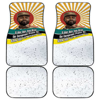Samora Machel Car Mats Radiant Sunburst Bold Anti-Colonial Quote Mozambique Liberation - African Revolutionary Art - Wonder Print Shop