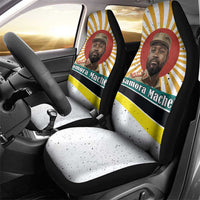 Samora Machel Car Seat Cover Radiant Sunburst Bold Anti-Colonial Quote Mozambique Liberation - African Revolutionary Art - Wonder Print Shop