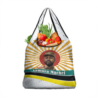 Samora Machel Grocery Bag Radiant Sunburst Bold Anti-Colonial Quote Mozambique Liberation - African Revolutionary Art - Wonder Print Shop