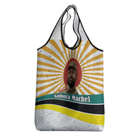 Samora Machel Grocery Bag Radiant Sunburst Bold Anti-Colonial Quote Mozambique Liberation - African Revolutionary Art - Wonder Print Shop