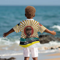 Samora Machel Kid Hawaiian Shirt Radiant Sunburst Bold Anti-Colonial Quote Mozambique Liberation - African Revolutionary Art - Wonder Print Shop