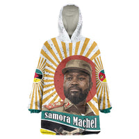 Samora Machel Kid Wearable Blanket Hoodie Radiant Sunburst Bold Anti-Colonial Quote Mozambique Liberation - African Revolutionary Art - Wonder Print Shop