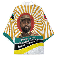 Samora Machel Kimono Radiant Sunburst Bold Anti-Colonial Quote Mozambique Liberation - African Revolutionary Art - Wonder Print Shop