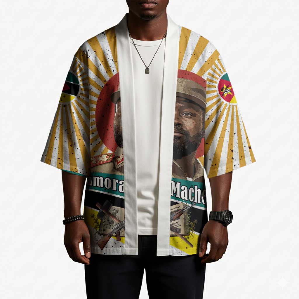 Samora Machel Kimono Radiant Sunburst Bold Anti-Colonial Quote Mozambique Liberation - African Revolutionary Art - Wonder Print Shop