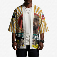Samora Machel Kimono Radiant Sunburst Bold Anti-Colonial Quote Mozambique Liberation - African Revolutionary Art - Wonder Print Shop