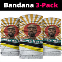 Samora Machel Neck Gaiter Radiant Sunburst Bold Anti-Colonial Quote Mozambique Liberation - African Revolutionary Art - Wonder Print Shop