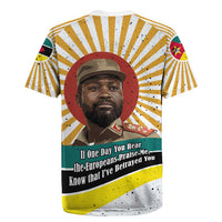 Samora Machel Rugby Jersey Radiant Sunburst Bold Anti-Colonial Quote Mozambique Liberation - African Revolutionary Art - Wonder Print Shop
