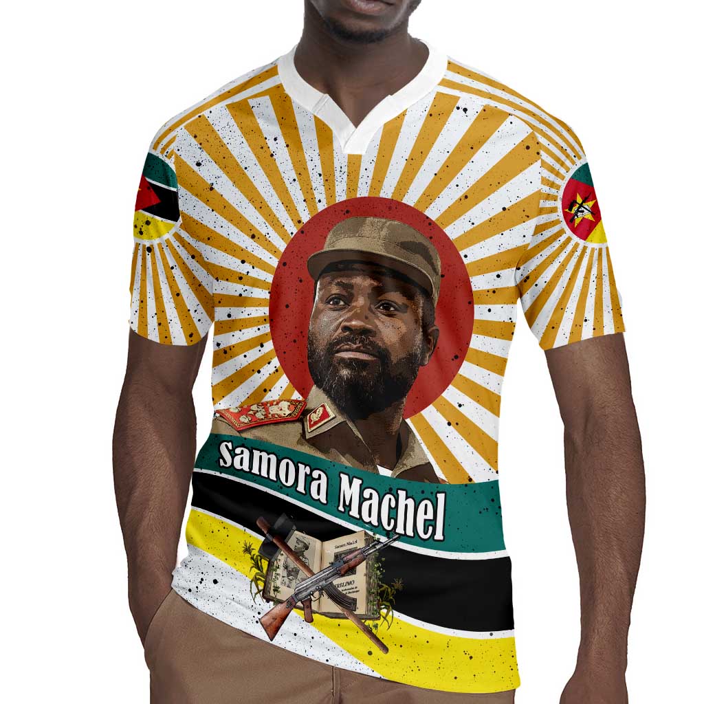 Samora Machel Rugby Jersey Radiant Sunburst Bold Anti-Colonial Quote Mozambique Liberation - African Revolutionary Art - Wonder Print Shop