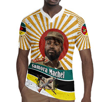 Samora Machel Rugby Jersey Radiant Sunburst Bold Anti-Colonial Quote Mozambique Liberation - African Revolutionary Art - Wonder Print Shop