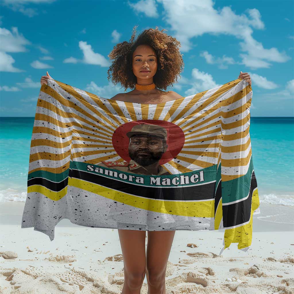 Samora Machel Sarong Radiant Sunburst Bold Anti-Colonial Quote Mozambique Liberation - African Revolutionary Art - Wonder Print Shop