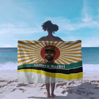 Samora Machel Sarong Radiant Sunburst Bold Anti-Colonial Quote Mozambique Liberation - African Revolutionary Art - Wonder Print Shop