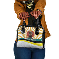 Samora Machel Shoulder Handbag Radiant Sunburst Bold Anti-Colonial Quote Mozambique Liberation - African Revolutionary Art - Wonder Print Shop