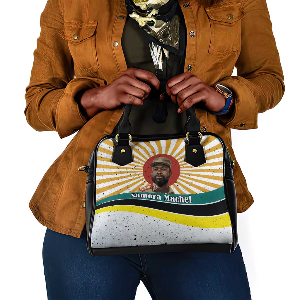 Samora Machel Shoulder Handbag Radiant Sunburst Bold Anti-Colonial Quote Mozambique Liberation - African Revolutionary Art - Wonder Print Shop