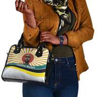 Samora Machel Shoulder Handbag Radiant Sunburst Bold Anti-Colonial Quote Mozambique Liberation - African Revolutionary Art - Wonder Print Shop