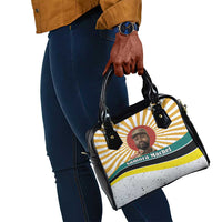 Samora Machel Shoulder Handbag Radiant Sunburst Bold Anti-Colonial Quote Mozambique Liberation - African Revolutionary Art - Wonder Print Shop