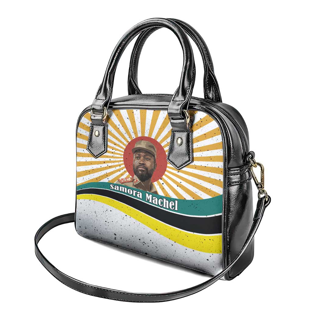 Samora Machel Shoulder Handbag Radiant Sunburst Bold Anti-Colonial Quote Mozambique Liberation - African Revolutionary Art - Wonder Print Shop