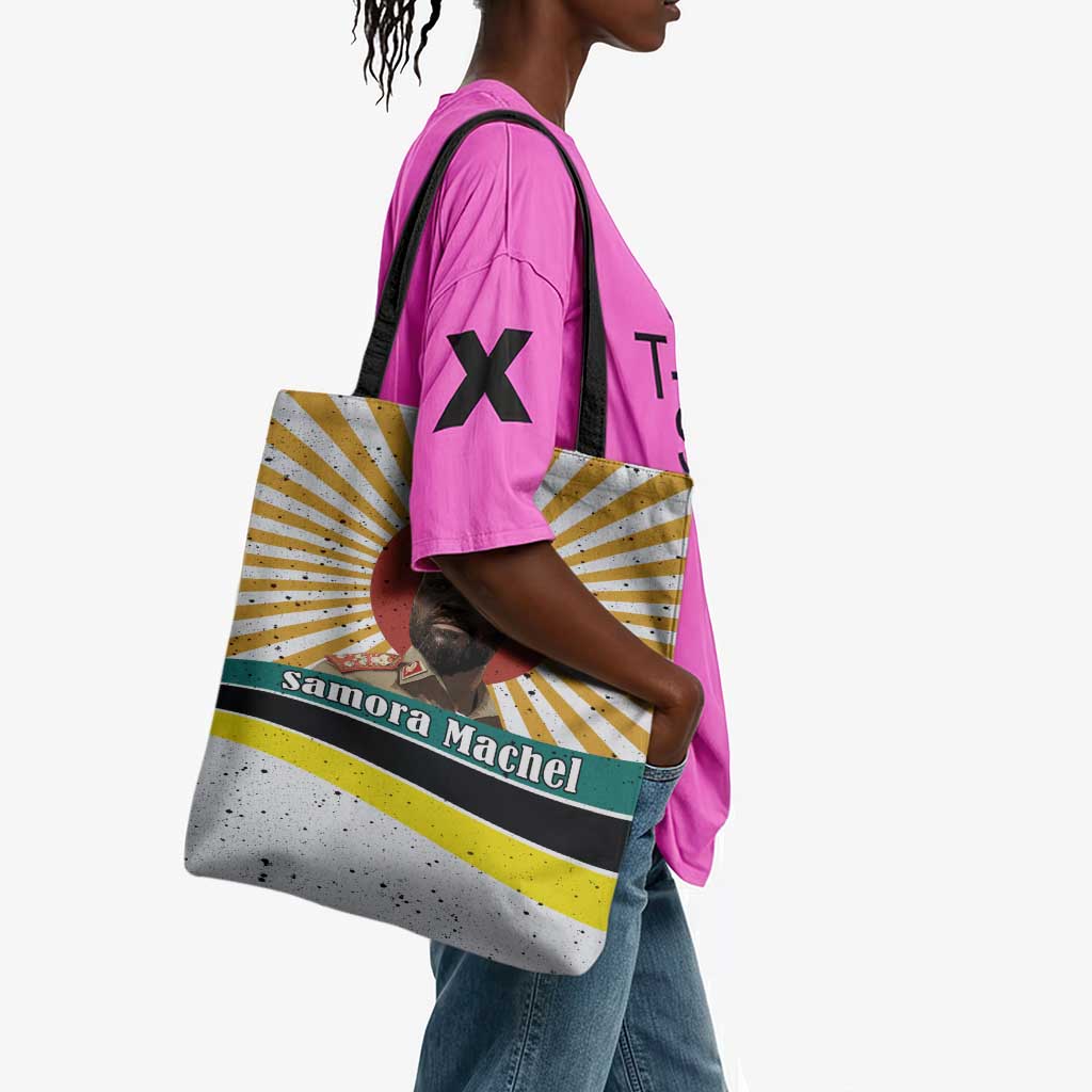 Samora Machel Tote Bag Radiant Sunburst Bold Anti-Colonial Quote Mozambique Liberation - African Revolutionary Art - Wonder Print Shop