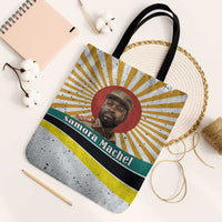Samora Machel Tote Bag Radiant Sunburst Bold Anti-Colonial Quote Mozambique Liberation - African Revolutionary Art - Wonder Print Shop