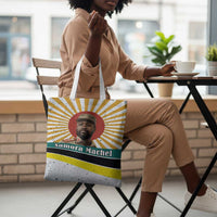Samora Machel Tote Bag Radiant Sunburst Bold Anti-Colonial Quote Mozambique Liberation - African Revolutionary Art - Wonder Print Shop