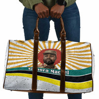 Samora Machel Travel Bag Radiant Sunburst Bold Anti-Colonial Quote Mozambique Liberation - African Revolutionary Art - Wonder Print Shop