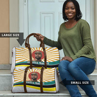 Samora Machel Travel Bag Radiant Sunburst Bold Anti-Colonial Quote Mozambique Liberation - African Revolutionary Art - Wonder Print Shop