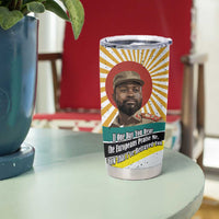 Samora Machel Tumbler Cup Radiant Sunburst Bold Anti-Colonial Quote Mozambique Liberation - African Revolutionary Art - Wonder Print Shop