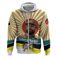 Samora Machel Zip Hoodie Radiant Sunburst Bold Anti-Colonial Quote Mozambique Liberation - African Revolutionary Art - Wonder Print Shop