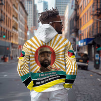 Samora Machel Zip Hoodie Radiant Sunburst Bold Anti-Colonial Quote Mozambique Liberation - African Revolutionary Art - Wonder Print Shop
