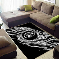 I'm Coming to the Cottage Area Rug with Hand-Drawn Floral Pattern