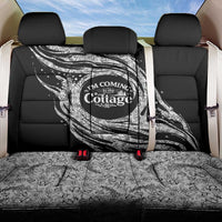 I'm Coming to the Cottage Back Car Seat Cover with Hand-Drawn Floral Pattern