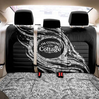 I'm Coming to the Cottage Back Car Seat Cover with Hand-Drawn Floral Pattern