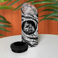 I'm Coming to the Cottage 4 in 1 Can Cooler Tumbler with Hand-Drawn Floral Pattern