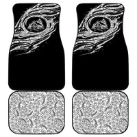 I'm Coming to the Cottage Car Mats with Hand-Drawn Floral Pattern