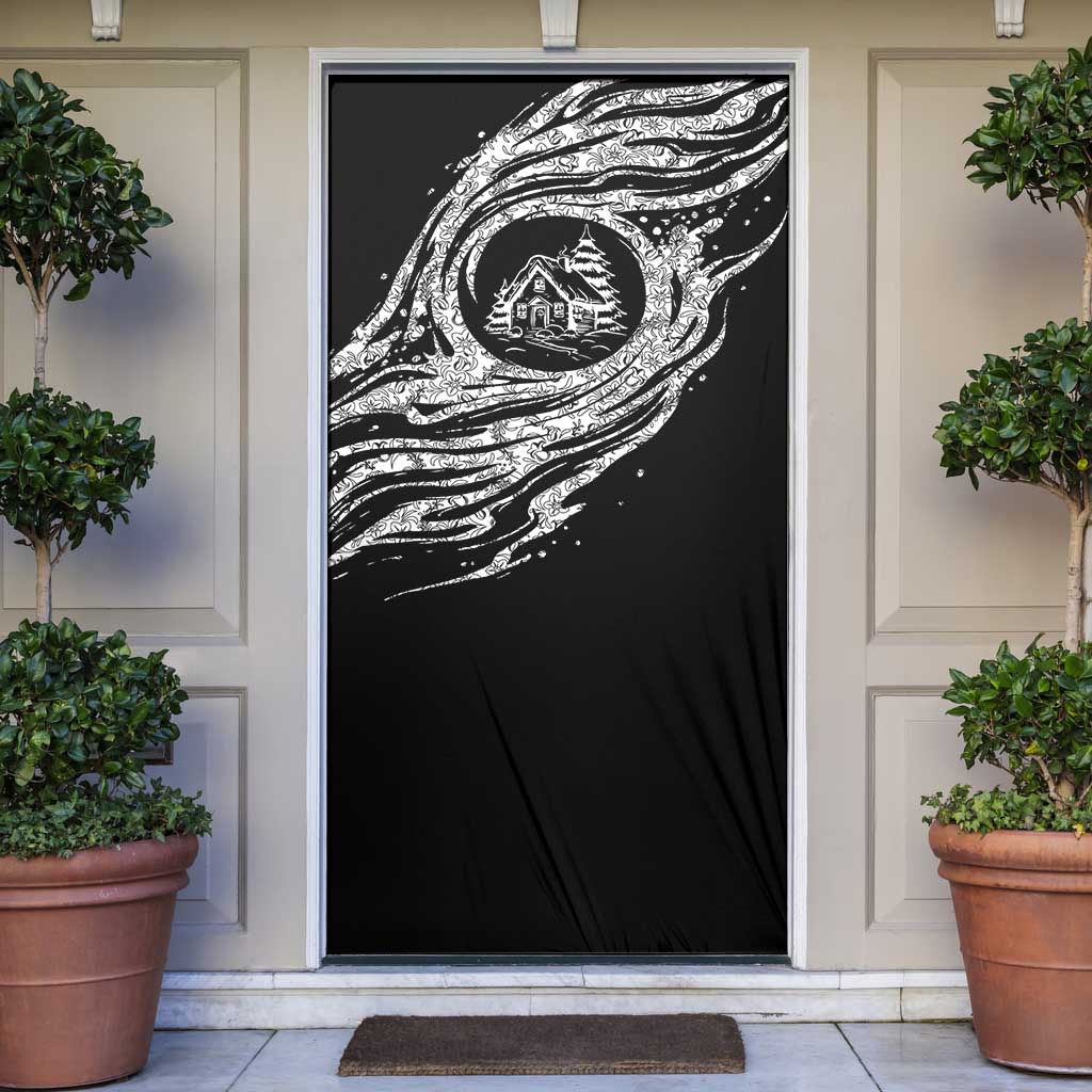 I'm Coming to the Cottage Door Cover with Hand-Drawn Floral Pattern