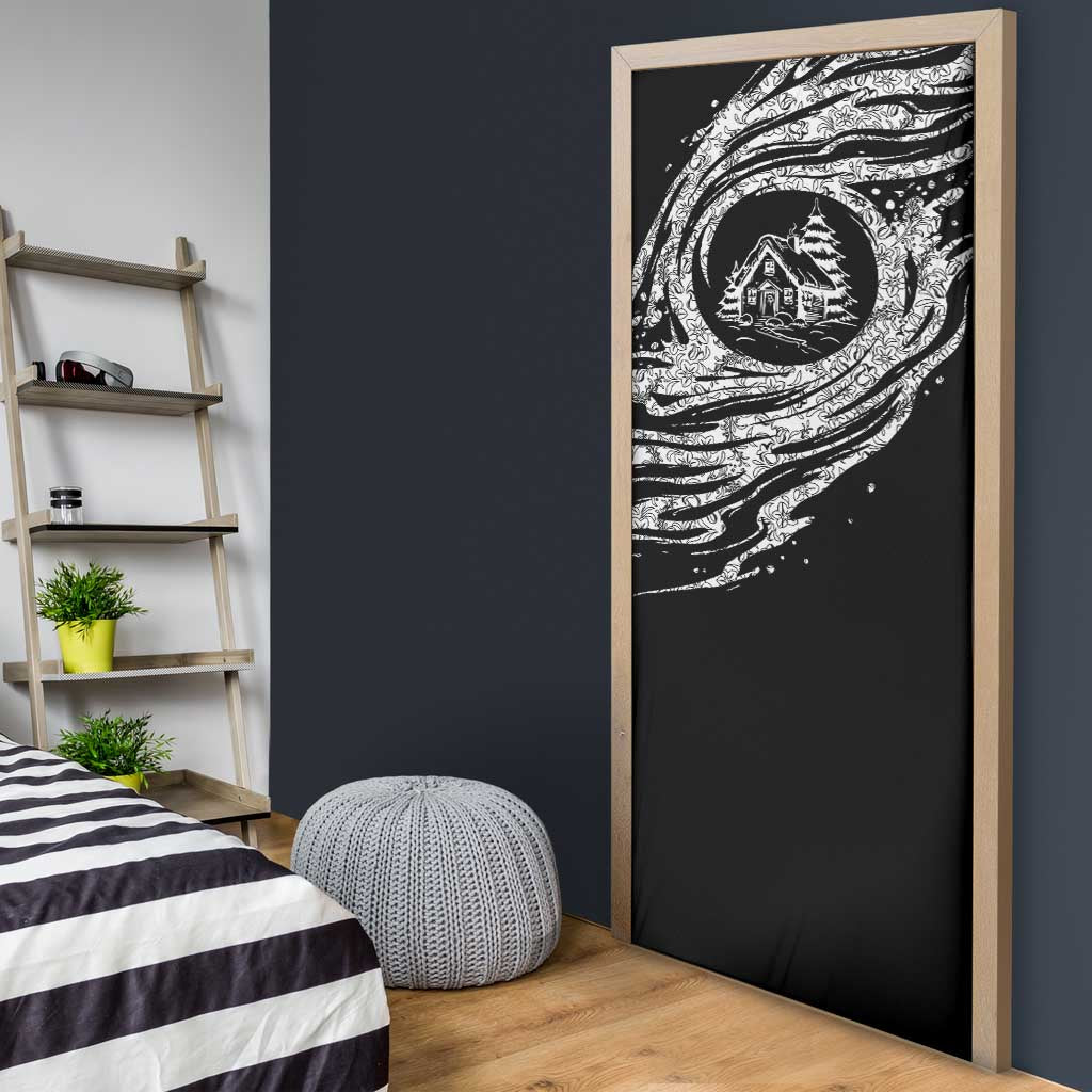 I'm Coming to the Cottage Door Cover with Hand-Drawn Floral Pattern