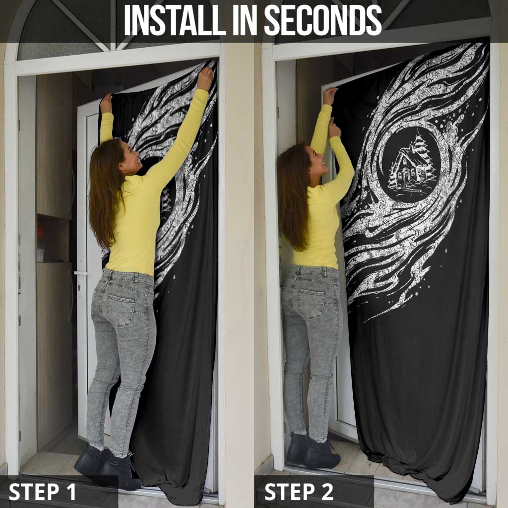 I'm Coming to the Cottage Door Cover with Hand-Drawn Floral Pattern