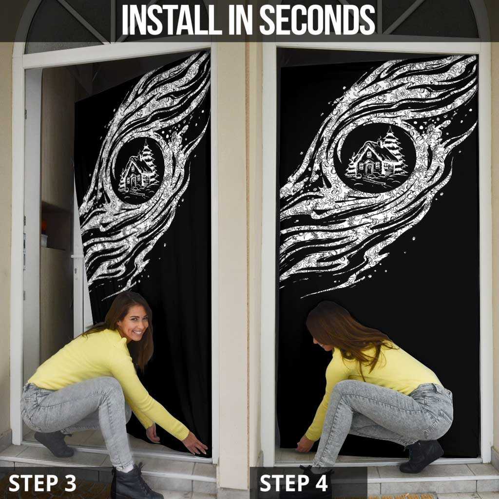 I'm Coming to the Cottage Door Cover with Hand-Drawn Floral Pattern