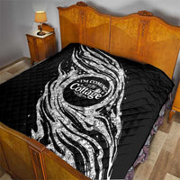 I'm Coming to the Cottage Quilt with Hand-Drawn Floral Pattern