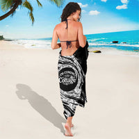 I'm Coming to the Cottage Sarong with Hand-Drawn Floral Pattern